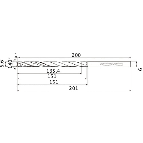 MHS0560L150B CARB DRILL