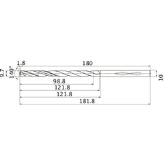 MHS0970L120B CARB DRILL