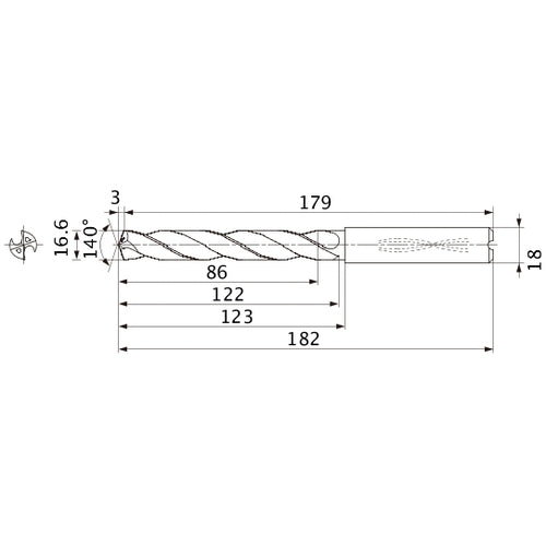 MMS1660X5DB CARB DRILL