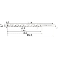 MNS0420X10DB CARB DRILL
