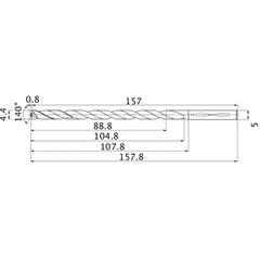 MNS0440X20DB CARB DRILL