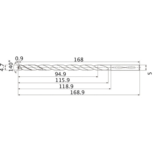 MNS0470X20DB CARB DRILL