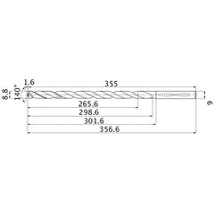 MNS0880X30DB CARB DRILL