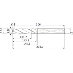 MVS1280X08S130 CARB DRILL