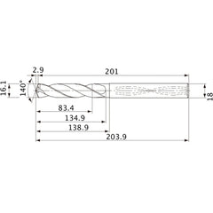MVS1610X05S180 CARB DRILL