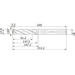 MVS1760X05S180 CARB DRILL