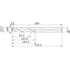 MVS1770X05S180 CARB DRILL