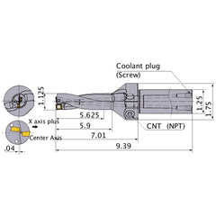 MVX1125X5C125 INDEXABLE DRILL