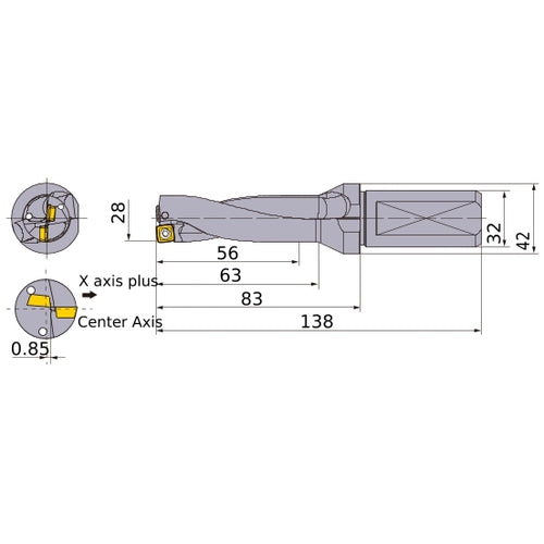 MVX2800X2F32 INDX DRILL