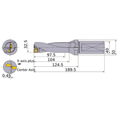 MVX3250X3F40 INDX DRILL