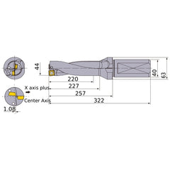 MVX4400X5F40 INDX DRILL