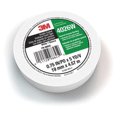 3M Double Coated Urethane Foam Tape 4026W White 1/2″ × 5 yd 62mil - Industrial Tool & Supply