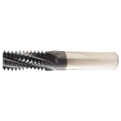 ‎1/16, 1/8-28 3 Flute BSPP Coolant Through Thread Mill-TiAlN - Exact Industrial Supply