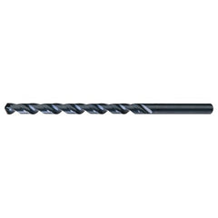 17/32″ RHS / RHC HSS 118 Degree Notched Point Heavy Duty Extra Long Drill - Steam Oxide - Exact Industrial Supply