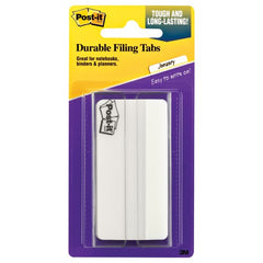 ‎Post-it Durable Tabs 686F-50WH3IN 3 in. × 1.5 (76 2 mm × 38 mm) White - Exact Industrial Supply