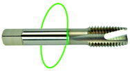 7/16-14 Dia. - H3 - 2 FL - Std Spiral Flute Tap - Green Ring - Industrial Tool & Supply