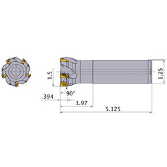 APX3000UR246SA20SA INDEXABLE ENDMIL