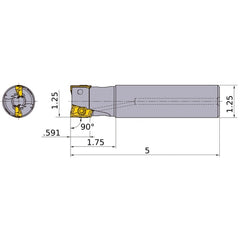 APX4000UR202SA20SA INDEXABLE ENDMIL
