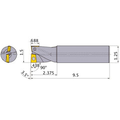AQXUR242SA20L INDEXABLE ENDMILL