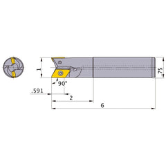 BXD4000R162SA12S INDEXABLE ENDMILL
