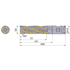 SPX4R05016WNES INDEXABLE ENDMILL