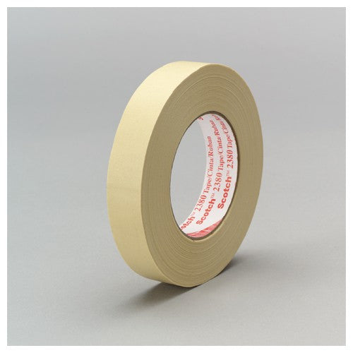 3M Performance Masking Tape 2380 Tan 12 mm × 55 m 7.2 mil plastic core - Industrial Tool & Supply