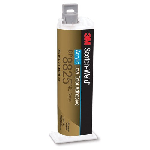 3M Scotch-Weld Low Odor Acrylic Adhesive DP8825NS Green 45 mL Duo-Pak - Industrial Tool & Supply