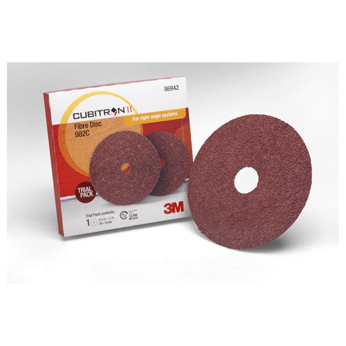 ‎3M Cubitron II Fibre Disc 982C 4-1/2″ × 7/8″ 36+ Trial Pack - Industrial Tool & Supply