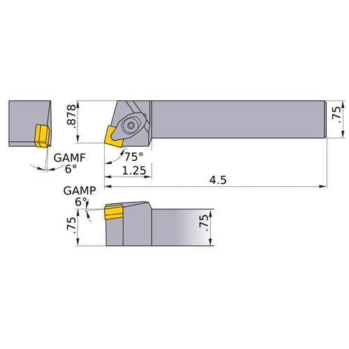 DSRNR-124 TURNING HOLDER