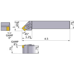 DSSNR-124 TURNING HOLDER