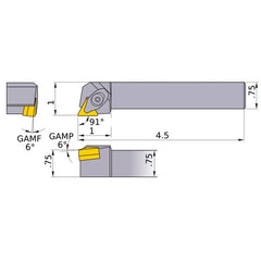 DTGNL-123 TURNING HOLDER