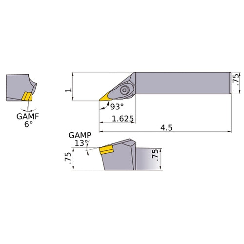 DVJNR-123 TURNING HOLDER