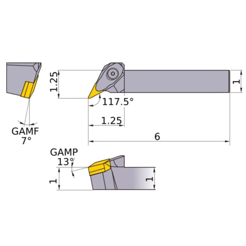 DVPNR-163 TURNING HOLDER