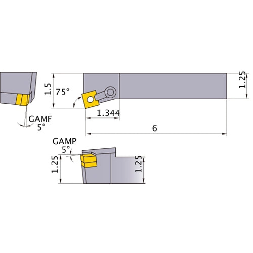 MSKNR-205D TURNING HOLDER