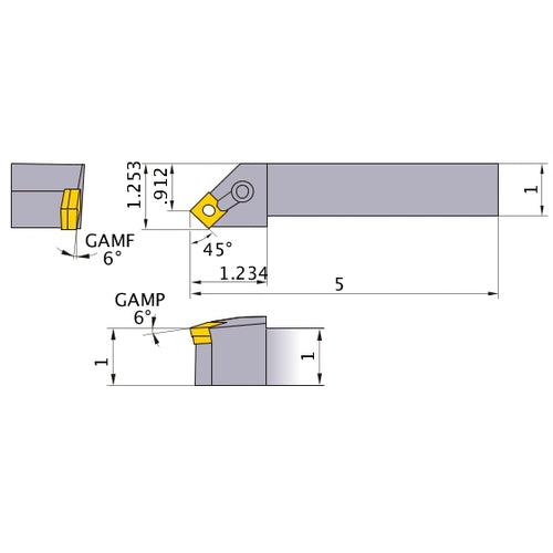 MSSNR-164C TURNING HOLDER