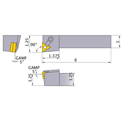 MTFNL-855D TURNING HOLDER