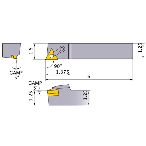 MTGNR-205D TURNING HOLDER