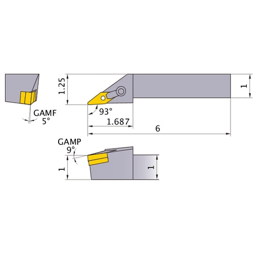 MVJNR-163D TURNING HOLDER
