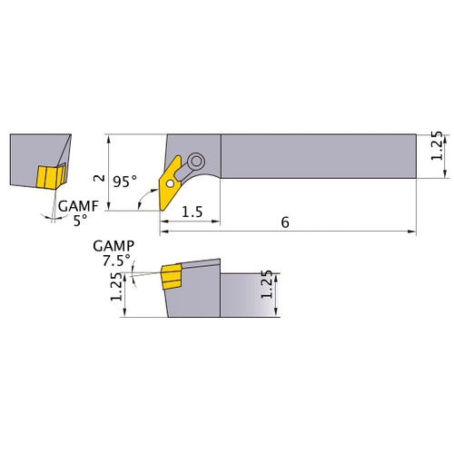 MVLNR-204D TURNING HOLDER