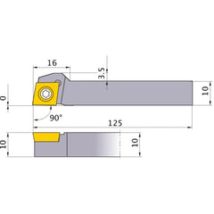 SCACR1010K09-SM TURNING HOLDER