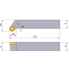 SRGCR-0808M TURNING HOLDER