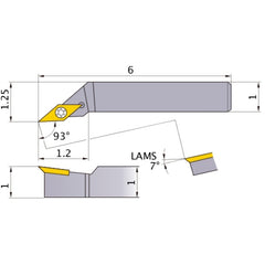 SVJDR-163 TURNING HOLDER