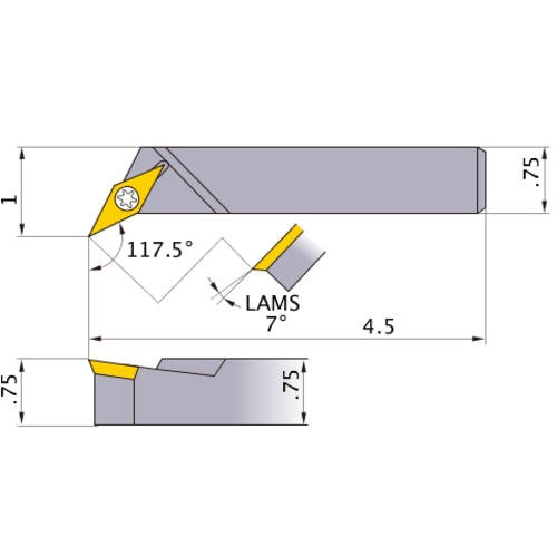 SVPDL-123 TURNING HOLDER
