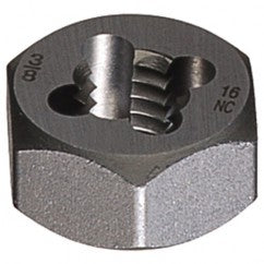 ‎9/16-18 0650 Carbon Steel Hexagon Rethreading Die - Industrial Tool & Supply