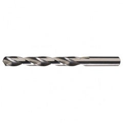 #53 RHS / RHC HSS 118 Degree Radial Point Low Helix Jobber Drill - Bright - Industrial Tool & Supply