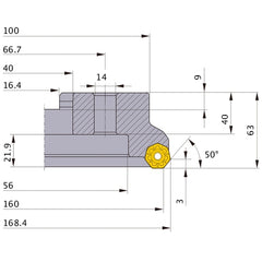 ‎AHX440S-160C10NR MILL