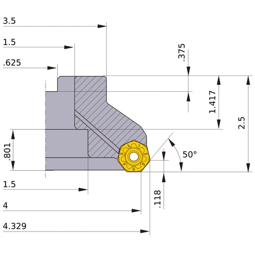 AHX440SUR0410EA FACE MILL