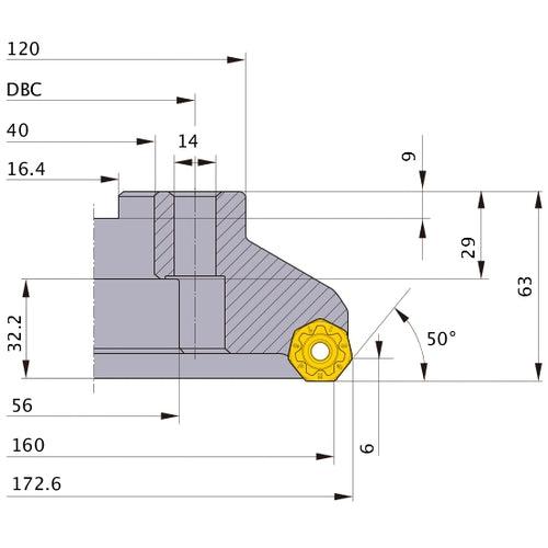 ‎AHX640S-160C10NR MILL