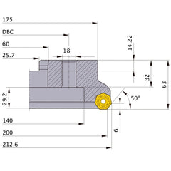 ‎AHX640S-200C12NR MILL