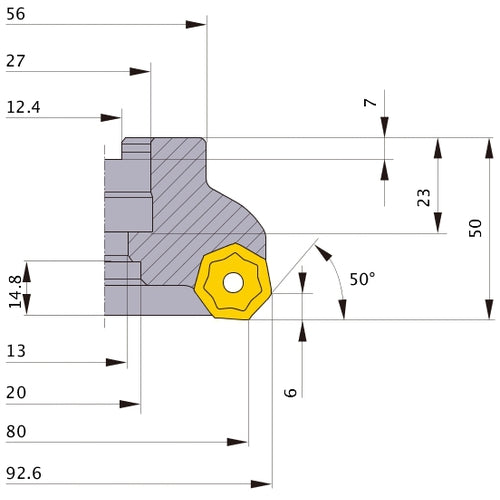 ‎AHX640W-080A10L MILL